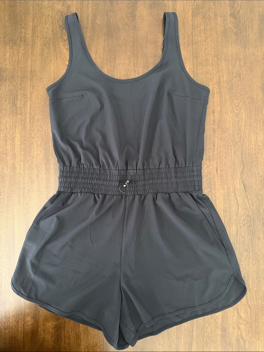 Abercrombie & Fitch Black Sleeveless Romper